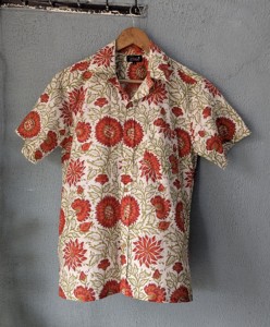 Men's <b>Short</b> <b>Sleeve</b> Floral Print Cotton Casual Shirt Turn-down Collar Breathable Summer Wear - Product Image 6