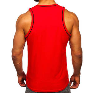 Oem Custom logo High Quality 230gsm <b>Men's</b> Streetwear Breathable Oversized Blank Running Gym Sports <b>Cropped</b> <b>Men's</b> Vest tank <b>Top</b> - Product Image 4