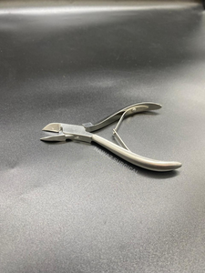 Coupe-ongles en acier inoxydable de 12 cm avec double ressort, coupe-cuticules incurvé pour manucure et pédicure, instruments de podologie - Product Image 6