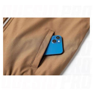 Chaqueta Bomber para Hombre, Moderna, Ligera, Cortavientos, para Primavera y Otoño, Uso Diario Informal, Chaqueta para Actividades al Aire Libre - Product Image 2