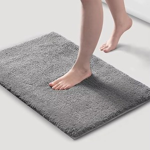 Tapis de bain en coton tissé moderne de grande taille, écologique, antidérapant, fin, doux, moelleux et durable pour la maison et l'hôtel - Product Image 6