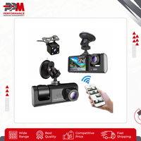Deteksi Gerakan AI Peringatan ADAS Penglihatan Malam Cerdas Kontrol Suara Tahan Air Kamera Mobil GPS 25MP Sudut 180 16GB Built-in 3.2