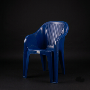 Silla Anax Box de Plástico para Sala de Estar, ANAX 0191, Silla con Respaldo Sólido, Apilable, Impermeable, Ecológica, para Dormitorio, Parque - Product Image 1