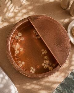Bassin de massage en cuivre très demandé pour bain de pieds, repose-pieds chauffant, thérapie spa et pédicure - En vente - Product Image 2