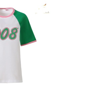 เสื้อยืดคัสตอม AKA พร้อมโลโก้เชนิลสีเขียวแบบอเมริกัน แขนสั้น ผ้าฝ้าย 100% ระบายอากาศได้ดี คอกลม ทรงปกติ เสื้อยืดผู้ชาย - Product Image 5