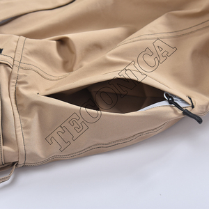 Hombres OEM/ODM impermeable a prueba de viento transpirable pantalones de nieve Unisex para esquiar ropa de invierno al aire libre con 100% poliéster/Forro de algodón - Product Image 3