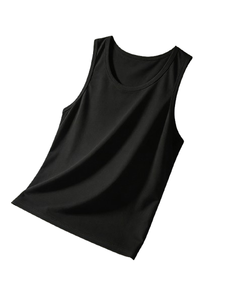 Camiseta sin Mangas para Hombre de Primera Calidad, Ajuste Holgado, Transpirable, de Poliéster/Algodón, Informal - Product Image 1