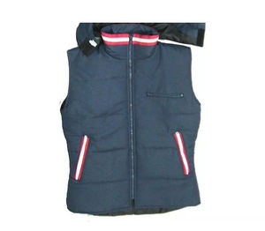 Gilet matelassé en toile personnalisé pour femme, sans manches, pour l'hiver, vêtement d'extérieur léger et chaud, rembourré, décontracté, OEM - Product Image 3