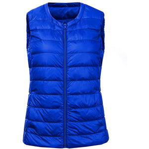 Chalecos Acolchados de Invierno sin Mangas al por Mayor, Diseño Personalizado, a la Moda, Resistentes al Viento, para Mujer - Product Image 4