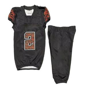 Meilleures ventes : Uniformes de football américain personnalisés unisexes pour adultes, 100 % polyester, logo d'équipe de club imprimé par transfert thermique - Product Image 1