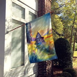 Montana Bitterroot acuarela gran porche manga poste decorativo patio Banner Multicolor pared colgante poliéster casa tamaño - Product Image 2