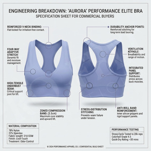 Shockproof Running Seamless Sports Bra Women Push Up Yoga Fitness Workout Racerback <b>Comfortable</b> Elastic fabric Sports Bra OEM - Product Image 2