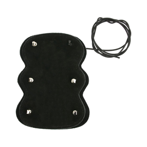 Protège-bras de tir à l'arc en cuir suédé de vache double couche personnalisable, protection renforcée pour le bras, tir avec arc et flèches, 19 cm - Product Image 3