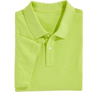 Camisas de Algodón para Hombre, Tallas Grandes, Personalizadas, Cuello Alto, Manga Corta, Transpirables, Jersey Sólido, Color Verde, Servicio OEM - Product Image 2