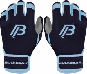 Gants de frappeur de baseball en cuir respirant et durable, à doigts entiers, antidérapants, avec logo personnalisable - Bulkbear International - Product Image 1