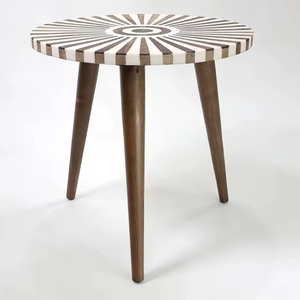 Nouvelle arrivée, table de salle à manger décorative de qualité supérieure, plateau de table en bois avec résine époxy noire, plateau de table sur mesure, fabricant indien - Product Image 1