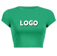 Kaos Crop Top Musim Panas Model Longgar 100% Katun Bahan Bernapas Gaya Streetwear - Pabrik OEM untuk Layanan Profesional