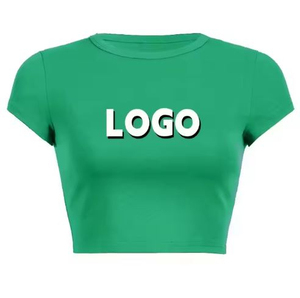 โรงงาน OEM รับผลิตเสื้อครอปท็อปเปล่าแบบกำหนดเอง ทำจากผ้าฝ้าย 100% พร้อมบริการอย่างมืออาชีพสำหรับธุรกิจต่างๆ - Product Image 6