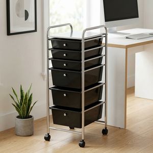 Cajones de plástico para almacenamiento de muebles del hogar, organizador de 6 PP para sala de estar, DIY, fabricante MIT, venta al por mayor de eBay - Product Image 1