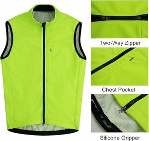 เสื้อกั๊กสะท้อนแสงสำหรับผู้ชาย TRIBON SPORTS รุ่นซัมเมอร์ มองเห็นได้ชัดเจน มีซิปสองทาง กระเป๋าหน้าอก แถบกันลื่นซิลิโคน ระบายอากาศได้ดี - Product Image 1