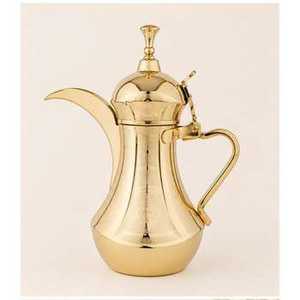 Traditional Arabic <b>Coffee</b> <b>Pot</b> Gold Dallah Set <b>Metal</b> Dallah Arabic <b>Coffee</b> <b>Pot</b> For Hospitality Middle Eastern Style Dallah <b>Pot</b> - Product Image 4