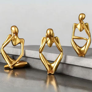 Elegante Escultura de Aluminio para el Hogar, Perfecta para Exhibición Artística y Presentación Interior Sofisticada - Product Image 1