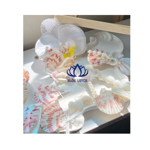 เปลือกหอยปูเสฉวนธรรมชาติ งานแฮนด์เมด เป็นมิตรกับสิ่งแวดล้อม สีเหลือง ขาว เขียว เงิน ขายส่ง ของตกแต่งบ้าน ขายดี - Product Image 2