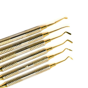 Meilleures ventes 2025 Pk Thomas Ensemble de 5 instruments manuels en acier inoxydable pour la modelage de la cire, outils de sculpture dentaire pour laboratoire dentaire - Product Image 3