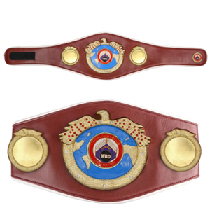 Cinturones de Boxeo WBO con Logotipos Personalizados, Cinturón de Campeonato de Peso Pesado con Correa de Cuero para Adultos - Product Image 1