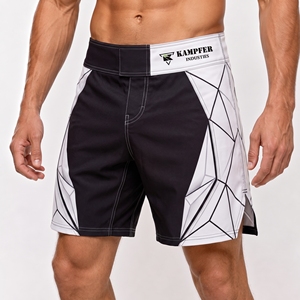 กางเกงชก MMA แบบสั้น ทนทาน ออกแบบมาเพื่อการเคลื่อนไหวอย่างอิสระ เหมาะสำหรับการฝึกซ้อม ฟิตเนส การออกกำลังกาย และการแข่งขัน - Product Image 1