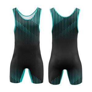 Combinaison de lutte légère avec logo personnalisé, design réversible sublimé, combinaison de lutte de compression, équipement pour enfants, uniformes - Product Image 5