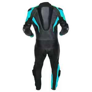Combinaisons de moto de course GOATSY de haute qualité, fabriquées sur mesure en cuir véritable, respirantes, unisexes, manches longues - Product Image 5