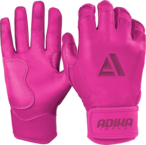 High Quality Leather Baseball Batting Gloves Softball Hook Loop Closure Flexible Hand Support Padded Protection Palm Grip - Product Image 4