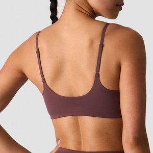 Sujetador Deportivo Ligero para Yoga, Diseño con Tirantes en U, Elástico en 4 Direcciones, Absorbe el Sudor, Sin Costuras, Ropa Deportiva para Gimnasio - Product Image 5