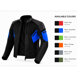 Veste de course pour moto respirante, à séchage rapide, imperméable, en polyester/nylon, manches longues, unisexe adulte - Product Image 6