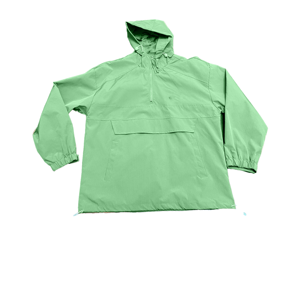 Veste à capuche unisexe à fermeture éclair, décontractée, pour l'automne, manches classiques, en polyester, résistante à l'eau, couleur unie, coupe ample - Product Image 4
