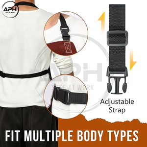 Nouvel Tablier de Soudure Tendance en Cuir Anti-Chaleur, Longueur Personnalisable, Vêtement de Travail d'Atelier avec Poches Avant et Bretelles Réglables pour le Cou et la Taille - Product Image 2