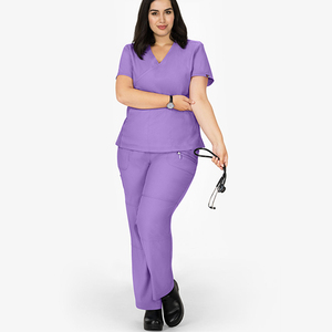 Pantalones de Enfermería para Mujer Talla Grande 2026, Transpirables, Elásticos, Color Personalizado, Tela Oxford, Fusión sin Costuras, Uso Hospitalario - Product Image 6