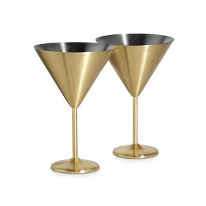 Verre à vin en acier inoxydable 304 de 16 oz (500 ml) personnalisé en gros, fait main, durable, moderne, artistique et unique - Product Image 2