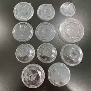 Custom logo Low price Factory Disposable Dia 90/93/95/120mm PET PP <b>Plastic</b> Lid Dome Flat Lids for <b>Plastic</b> <b>Cups</b> Transparent clear - Product Image 6