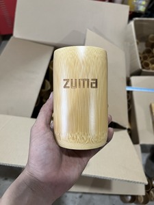 Vaso de Café Biodegradable de Fibra de Bambú, Libre de BPA, Reutilizable, 400 ml, para Fiestas, Venta al por Mayor, con Tapa Personalizada - Product Image 4