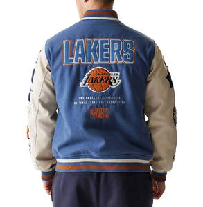 แจ็คเก็ตบาสเก็ตบอลลำลองสไตล์ Letterman สำหรับขายส่ง พร้อมโลโก้สั่งทำพิเศษ แจ็คเก็ตวูลสำหรับผู้ชาย แจ็คเก็ตเบสบอล Varsity สำหรับผู้ชาย - Product Image 5