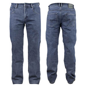 Jeans de moto pour homme personnalisés, doublés, coupe-vent, écologiques, légers, en denim blindé avec rembourrage de protection - Product Image 4