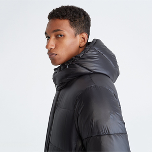 Solid International <b>Men's</b> Stylish <b>Longline</b> Winter Parka Premium Quality Quilted Padded 70% Reversible Eco-Friendly <b>Puffer</b> Jacket - Product Image 4