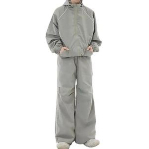 Waterproof Breathable Windbreaker Jacket and Short Set Wholesale Adult Streetwear <b>Tracksuit</b> Fashion Sportswear Clothing - Product Image 1