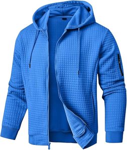 Pull à capuche unisexe élégant pour homme, en polaire, respirant, coupe-vent, 100 % coton, uni, teint numérique, écologique, coupe ample - Product Image 6