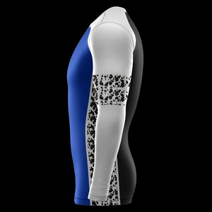 Men's Performance Compression <b>Long</b> <b>Sleeve</b> <b>Top</b> Quick Dry Solid Color Stretch Gym Fitness Running <b>Workout</b> Sportswear Tee - Product Image 2