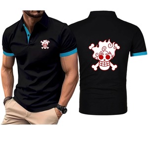 เสื้อเชิ้ตแขนสั้นสีแดงสำหรับผู้ชาย ผ้าเนื้อนุ่ม ระบายอากาศได้ดี ไม่ยับ ผลิตจากผ้าถักโพลีเอสเตอร์ 100% - Product Image 3