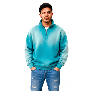 Fabricante de Ropa Personalizada con Efecto Desgastado por el Sol para Hombre, Sudadera con Cierre de Cremallera, Estilo Urbano, Venta al por Mayor, Marca Privada, OEM, Proveedor de Ropa, Fábrica - Product Image 4