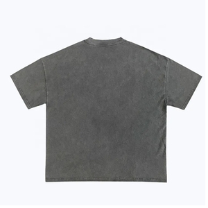Camisetas Unisex de Alta Calidad al por Mayor para Hombre, Camisetas de Diseñador Lavadas con Logotipo y Color Personalizados, 100% Algodón, Anti-Pilling - Product Image 2